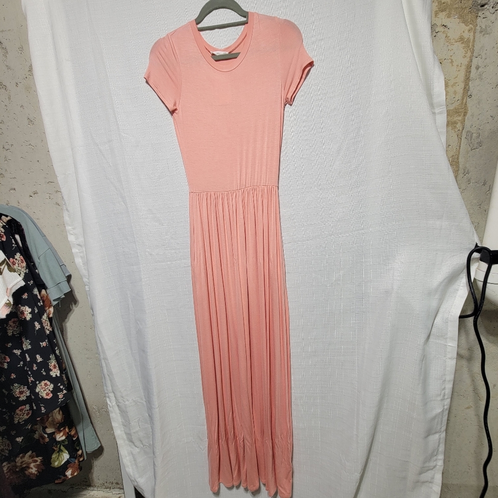 Coral Maxi Dress